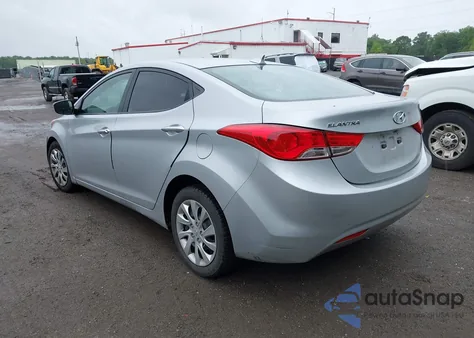 2012 Hyundai Elantra Gls z USA, uszkodzony, nr VIN 5NPDH4AE5CH066675